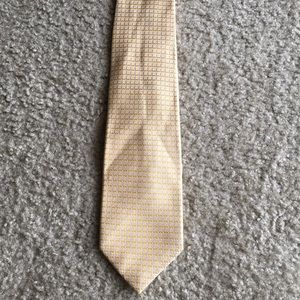 Preswick & Moore Yellow/Cream Tie